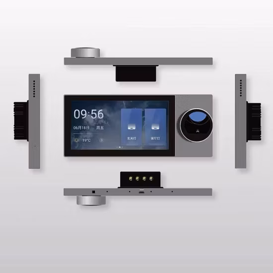 Painel de controle inteligente WiFi Zigbee, interruptor de controle de tela sensível ao toque com reprodutor de música