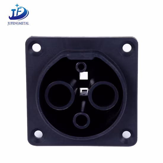 Suporte de tomada CA de moldagem por injeção de plástico OEM para acessórios de estação de carregador EV